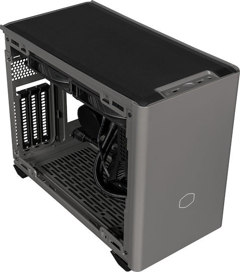 CoolerMaster Masterbox NR200P MAX Gaming Mini-Turm Computergehäuse mit Seitenfenster Schwarz