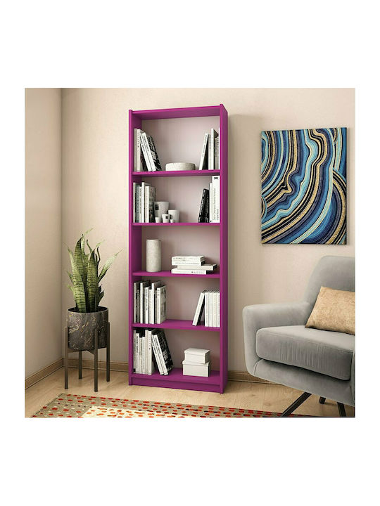 Bookcase Max Purple 58x23x170cm
