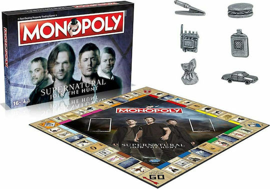 Joc de Societate Monopoly Supernatural pentru 2-6 Jucători 16+ Ani (EN) Winning Moves