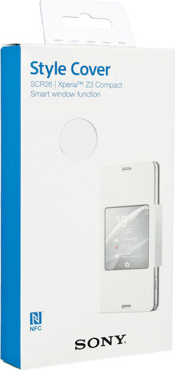 Sony Book Δερματίνης Λευκό (Xperia Z3 Compact)