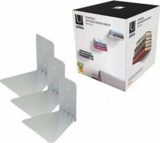 Rafturi Conceal Large Set De 3 Gri 3 Bucăți 14x17.8x16.5 Cm