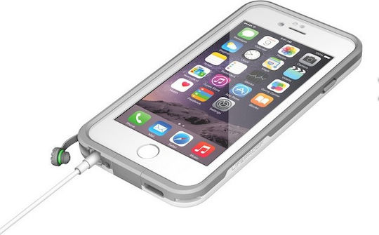LifeProof Fre Αδιάβροχη 360 Full Cover Πλαστικό 1.5mm Αδιάβροχο Λευκό (iPhone 6/6s)