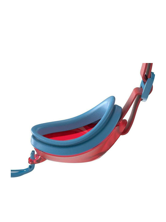 Speedo Jet 09298-C106J Γυαλιά Κολύμβησης Παιδικά με Αντιθαμβωτικούς Φακούς Κόκκινα/Μπλε Κόκκινα
