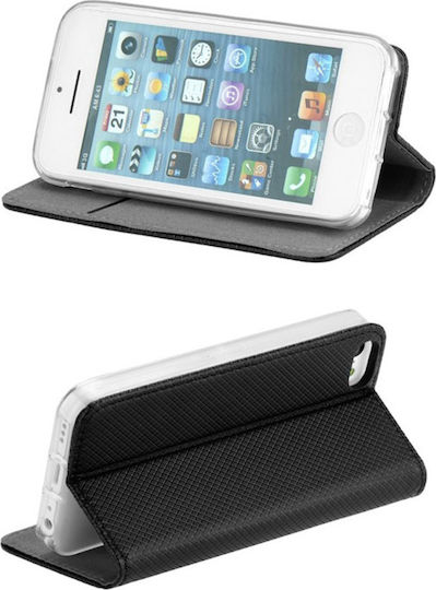 Forcell Book Δερματίνης Μαύρο (iPhone 6/6s)