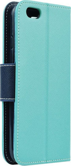 Brieftasche Synthetisches Leder Türkis (Galaxy S7 Edge)