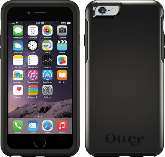 Otterbox Symmetry Back Cover Πλαστικό Μαύρο (iPhone 6/6s)