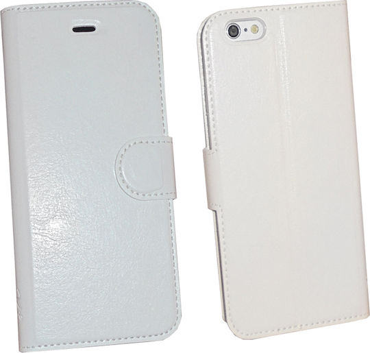 Volte-Tel Book Synthetic Leather White (iPhone 6/6s Plus)