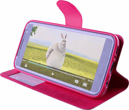 Volte-Tel Buchen Sie Synthetisches Leder Rosa (iPhone 5/5s/SE)