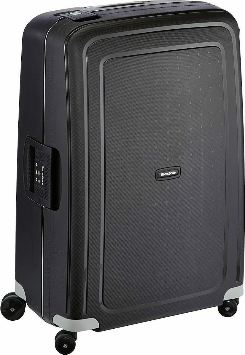 Samsonite S'cure Cabin Travel Suitcase Hard Black with Wheels