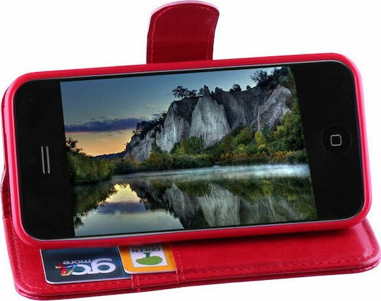 Volte-Tel Книга Изкуствена кожа Червен (iPhone 5/5s/SE)