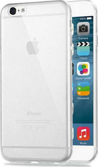 Back Cover Σιλικόνης 1mm Διάφανο (iPhone 6/6s)