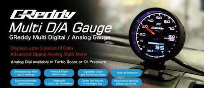 Car Dashboard Voltmeter and Oil Pressure Analog Instrument 62mm 2.5"