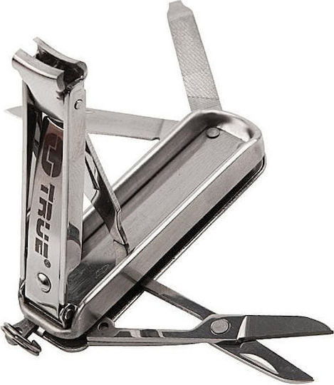 True Utility Nailclip Swiss Army Knife Gray with Sheath