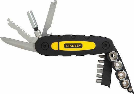 Stanley Swiss Army Knife with Locking Mechanism 14 Tools Black