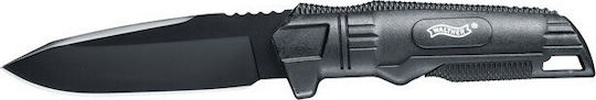 Walther P99 Tactical Knife Black in Sheath