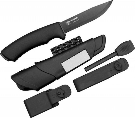 Morakniv Bushcraft Survival Μαχαίρι Επιβίωσης Black σε Θήκη