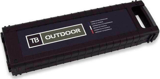TB Outdoor Maraudeur G10 Serrations Messer Überleben Khaki in Hülle