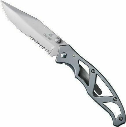Gerber Paraframe I + Mullet + Πορτοφόλι Σετ Σουγιάς Επιβίωσης Γκρι
