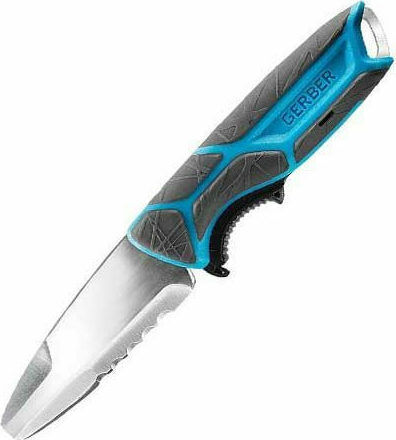 Gerber Crossriver Salt Μαχαίρι Μπλε σε Θήκη