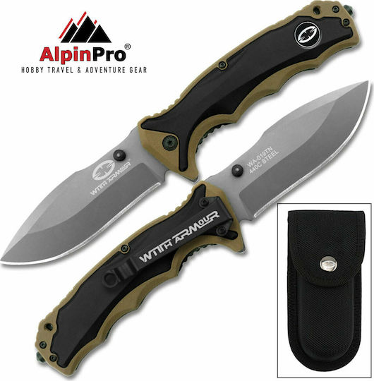 WithArmour Tiger Taschenmesser Schwarz in Hülle