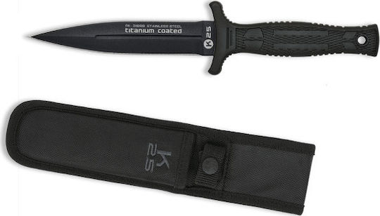 K25 Messer Schwarz in Hülle