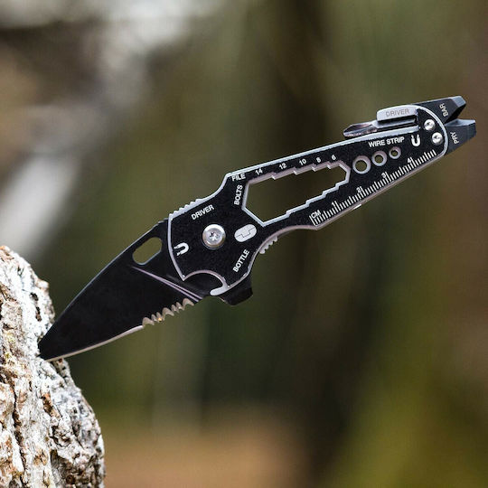 True Utility Smartknife Σουγιάς Μαύρος σε Θήκη