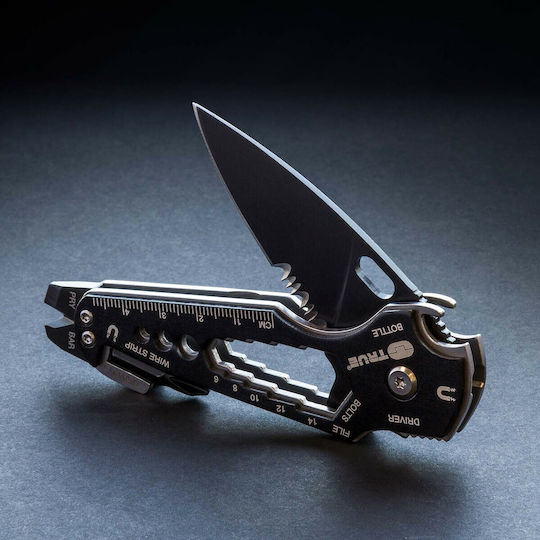 True Utility Smartknife Σουγιάς Μαύρος σε Θήκη