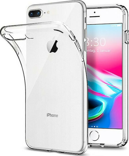 Silicone Back Cover 0.3mm Transparent for iPhone 8/7 Plus