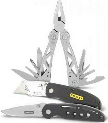 Stanley Μινι 12 Σε 1 Και Μαχαιρι Multi-tool Silver with Blade made of Stainless Steel