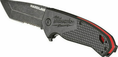 Milwaukee Hardline Taschenmesser Schwarz mit Klinge aus Stahl