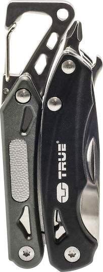 True Utility Seven Multitool Negru Cu Husă