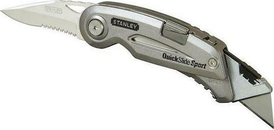 Stanley Quickslide Pocket Knife with Locking Mechanism Gray