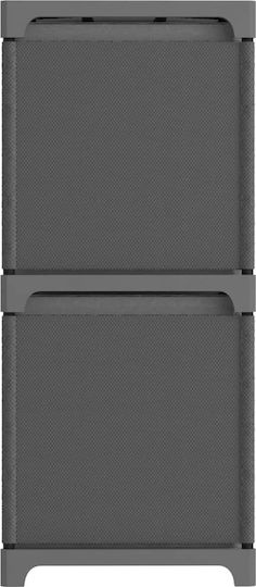 Grey Bookcase 103x30x72.5cm