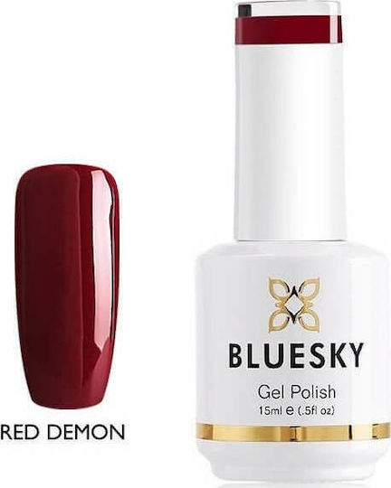 Bluesky Classic Ημιμόνιμο Βερνίκι Νυχιών Red Demon 15ml