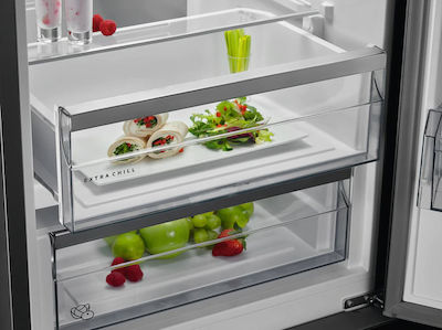 AEG RCB632E4MX Ψυγειοκαταψύκτης 331lt Total NoFrost Υ186xΠ59.5xΒ65εκ. Inox