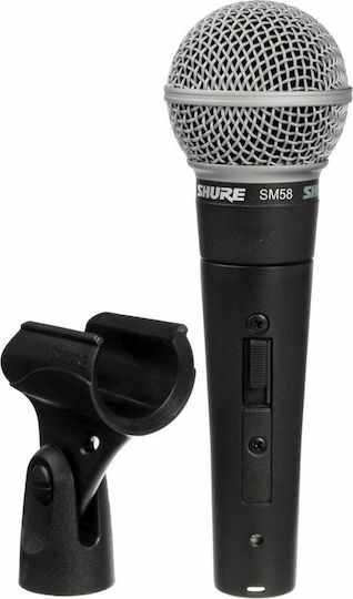 Shure SM58S Δυναμικό Μικρόφωνο XLR Χειρός για Φωνητικά