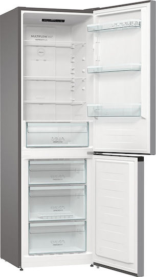 Gorenje Kühl-Gefrierkombination 300Es Total NoFrost H185xB60xT59.2cm. Inox NRK6191ES4