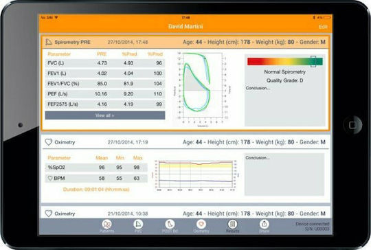 MIR Spirometer Spirobank II Smart