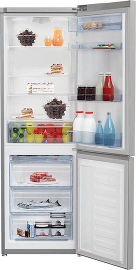 Beko Ψυγειοκαταψύκτης 300lt Υ185.1xΠ59.5xΒ59.2εκ. Inox RCSA330K30SN