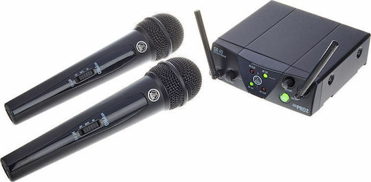 AKG WMS 40 MINI2 VOCAL Set Wireless Δυναμικό Microphone Handmade for Vocals