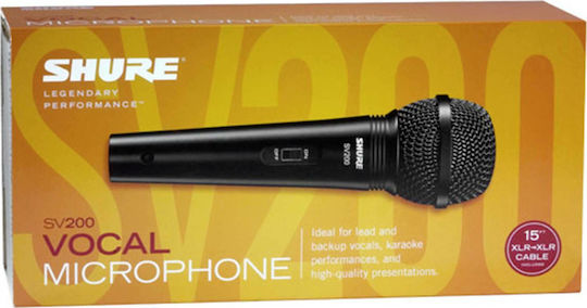 Shure SV200 Δυναμικό Μικρόφωνο XLR Χειρός για Φωνητικά