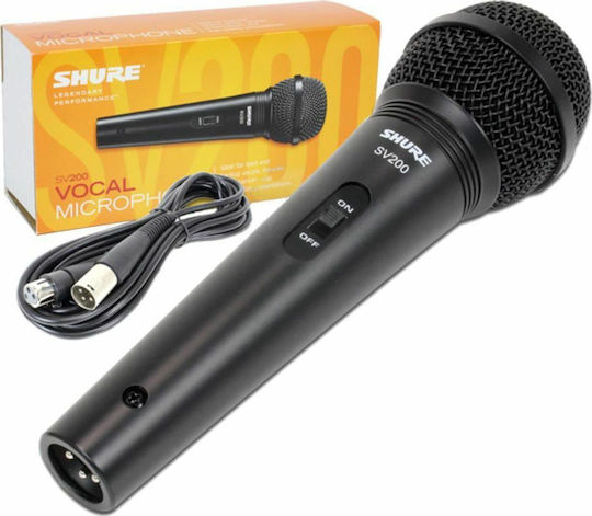 Shure SV200 Δυναμικό Μικρόφωνο XLR Χειρός για Φωνητικά