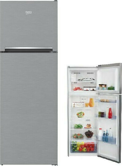 Beko Kühlschrank mit Doppeltür 313Es NoFrost H172xB59.5xT65.5cm. Inox RDNE350K30XBN