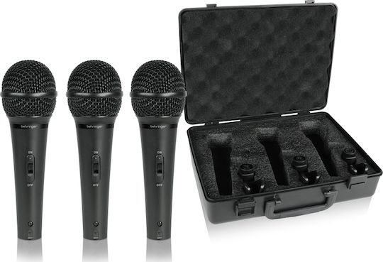 Behringer Ultravoice XM1800S Set Δυναμικό Mikrofon XLR Handgemacht für Gesang