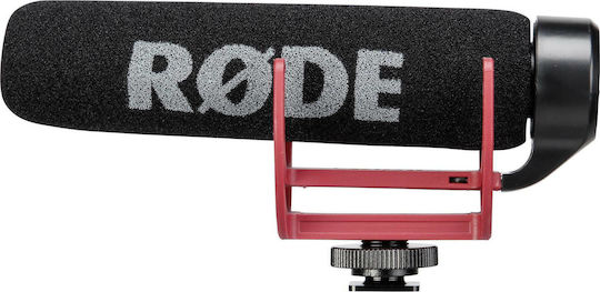Rode VideoMic GO Condenser (Small Diaphragm) Microphone 3.5mm Shock Mounted for Camera