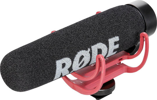 Rode VideoMic GO Condenser (Small Diaphragm) Microphone 3.5mm Shock Mounted for Camera