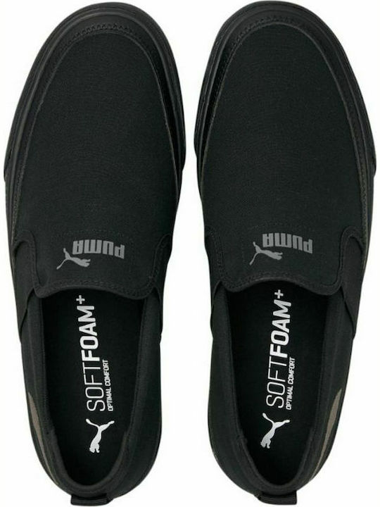 Bari Z Stoff Damen Slip-Ons Schwarz