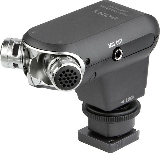 Sony ECM-XYST1M Condenser (Small Diaphragm) Microphone 3.5mm Shock Mounted for Camera