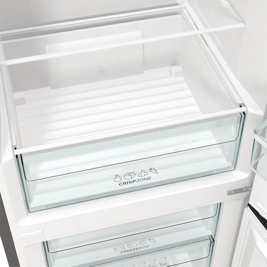 Gorenje Ψυγειοκαταψύκτης 348lt NoFrost Υ200xΠ60xΒ59.2εκ. Inox RK6202ES4