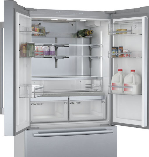 Bosch Side-by-Side Kühlschrank 573Es Total NoFrost H183xB90.5xT70.6cm. Inox KFF96PIEP